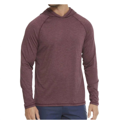 Flags & Anthem madeflex victory performance hoodie in maroon heather