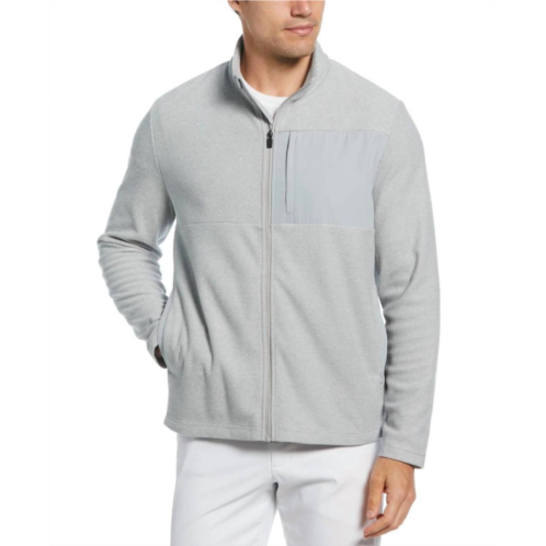 PGA TOUR mens full-zip fleece jacket in grey