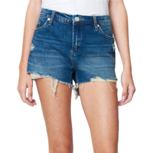 BLANKNYC shake it out mid rise short in blue