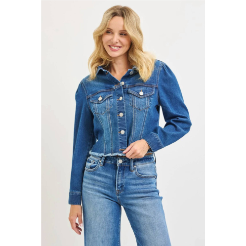 RISEN joanna denim jacket in blue