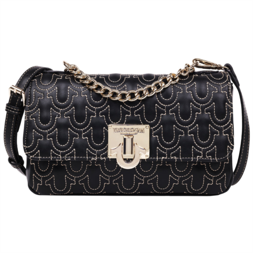 True Religion horseshoe quilted flap shoulder bag