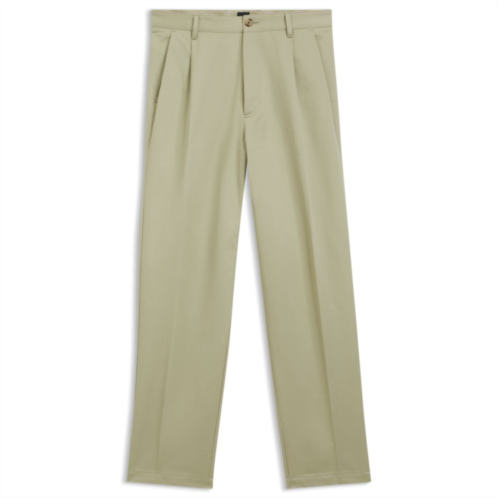 BOSS relaxed-fit pants in cotton twill