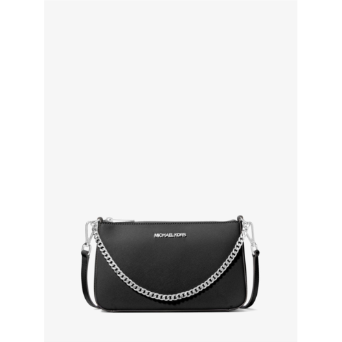 Michael Kors Outlet jet set medium saffiano leather crossbody bag
