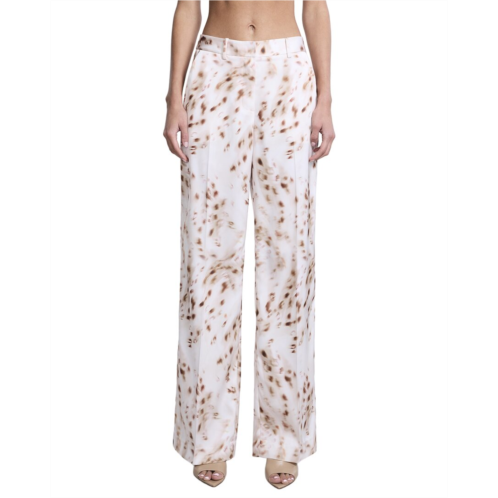 BCBGMAXAZRIA animal print relaxed pant