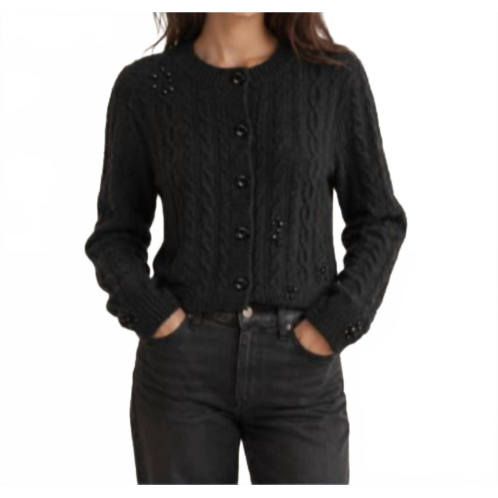DREW greenlee cardigan in black
