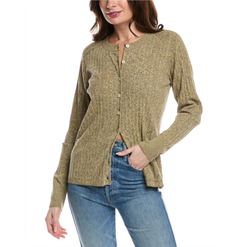 RE/DONE chevron rib cardigan