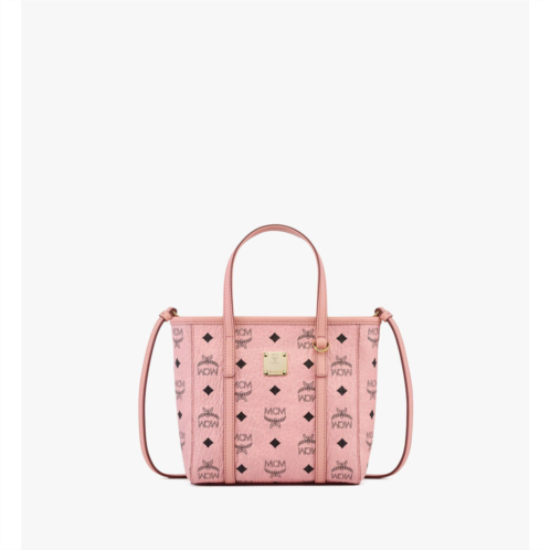 Mcm mini toni top-zip shopper in visetos