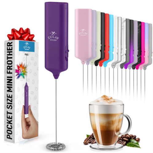 Zulay Kitchen powerful mini milk frother handheld - electric hand mixer