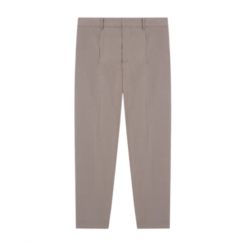 EMPORIO ARMANI straight fit front back slit trousers