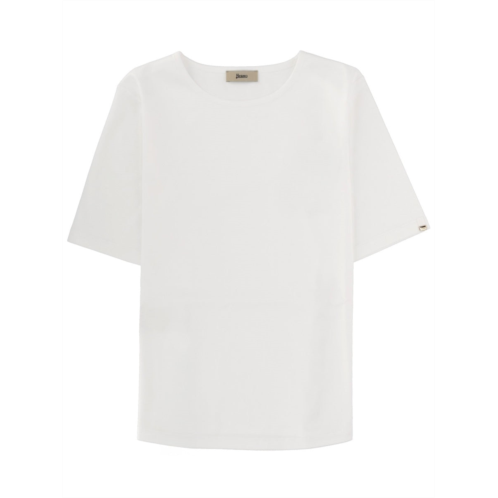 HERNO neutrals pristine boxy crewneck t-shirt