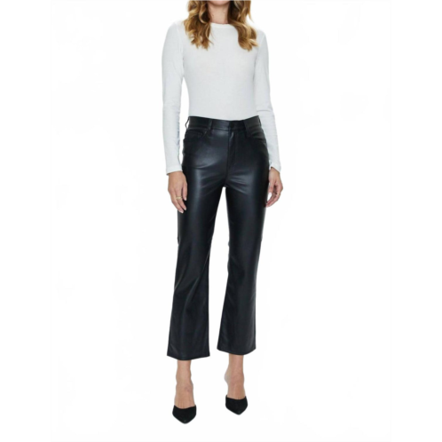 PISTOLA lennon slate pants in black