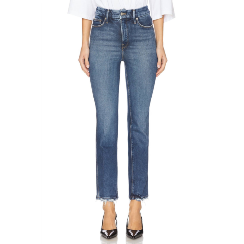 good AMERICAN good curve straight jeans in indigo