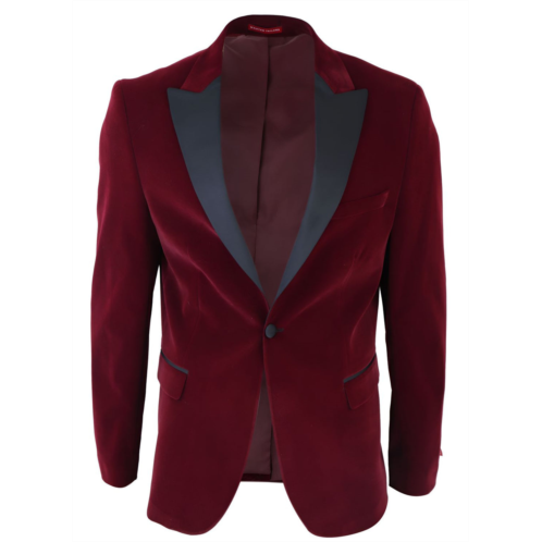 TruClothing wine velvet tuxedo blazer wedding prom
