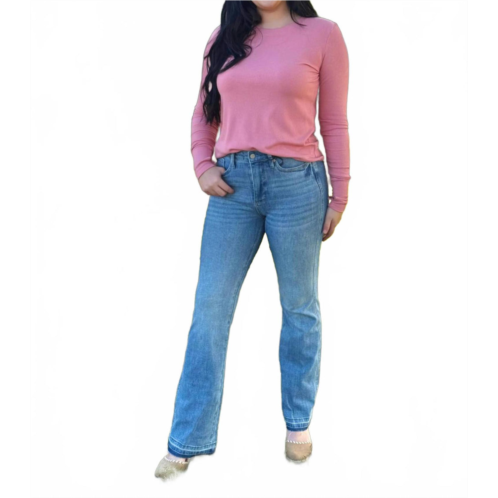 Judy Blue howdy slim bootcut jeans in Blue