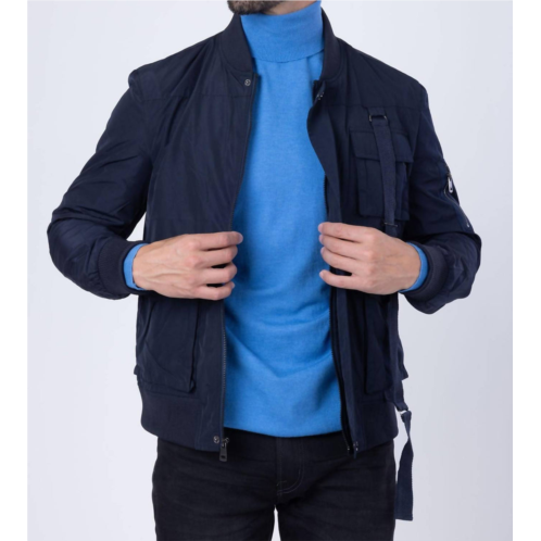 BARABAS goon bomber jacket in navy