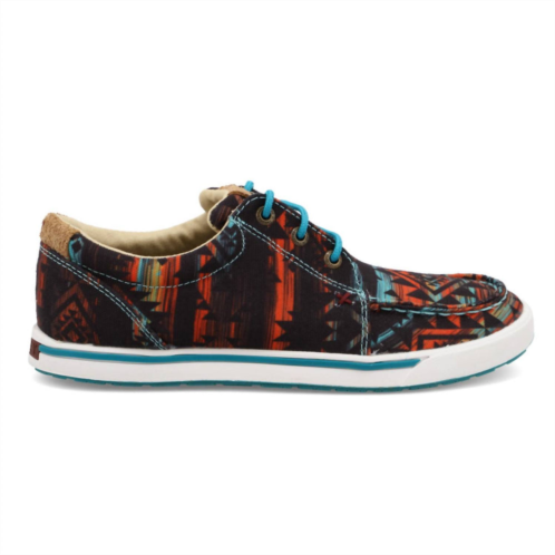 TWISTED X womens hooey lace loper shoes in multi aztec