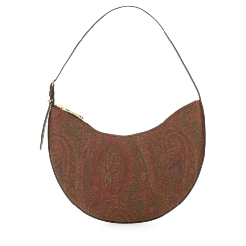 ETRO multicolor paisley print pvc hobo bag