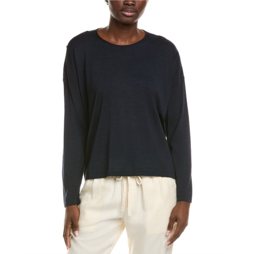eileen fisher crewneck wool sweater