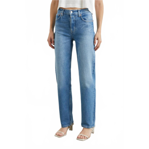 Rails topanga high waist straight-leg jean in baja blue