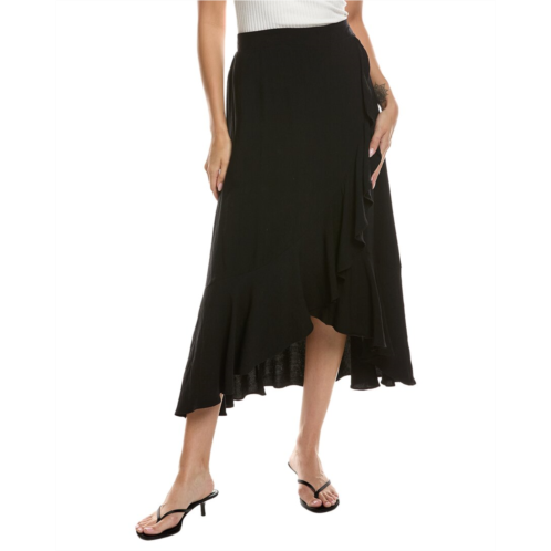 vince camuto maxi wrap skirt