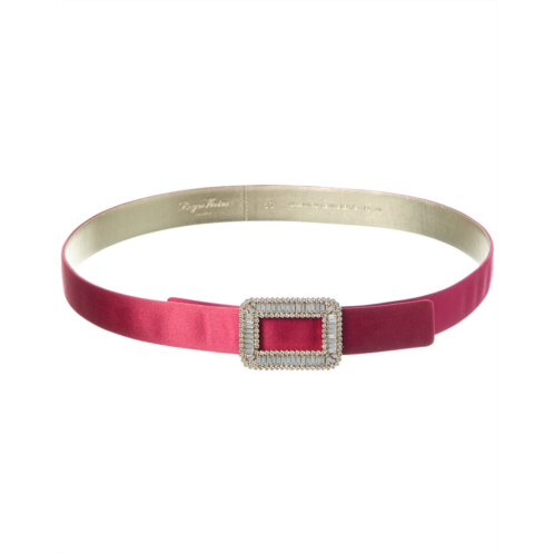 Roger Vivier satin belt