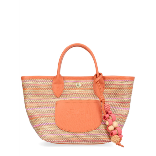 LONGCHAMP le pliage collection xs woven basket tote bag