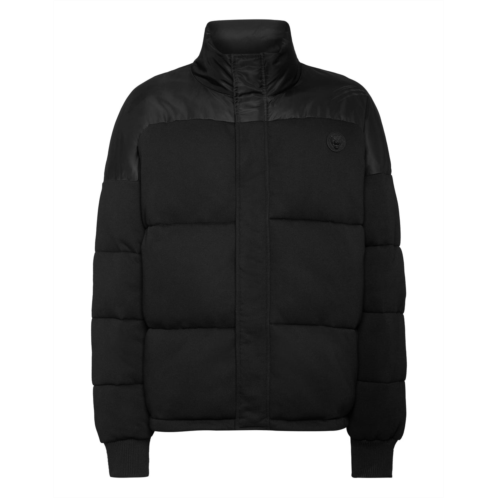 PLEIN SPORT hybrid jersey puffered jacket ls