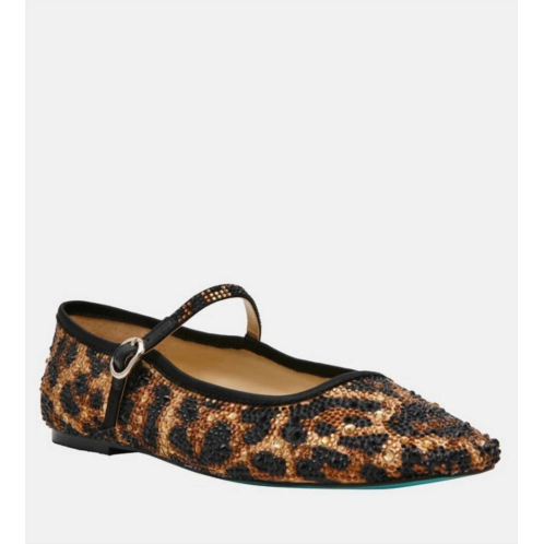 Betsey Johnson womens lorel ballet flat in leopard