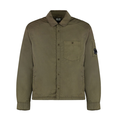 C.P. COMPANY black chrome-r polyamide casual shirt