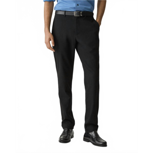 Theory zaine stretch weave jaspe pants in black