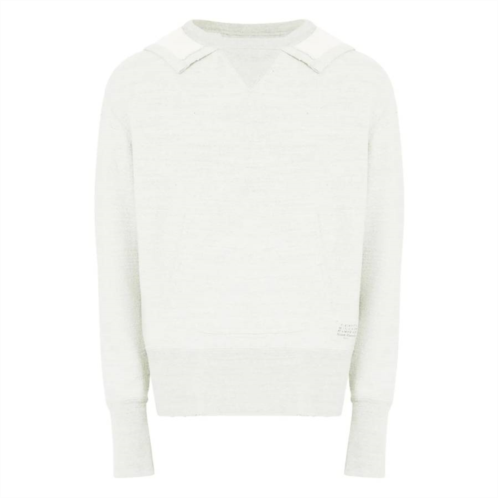 Maison Margiela stamp logo cotton hoodie
