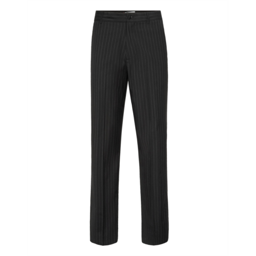 PHILIPP PLEIN loose fit pinstripe trousers raw edges