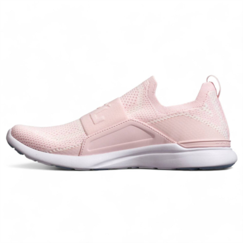 APL womens techloom breeze sneaker in bleached pink/ivory