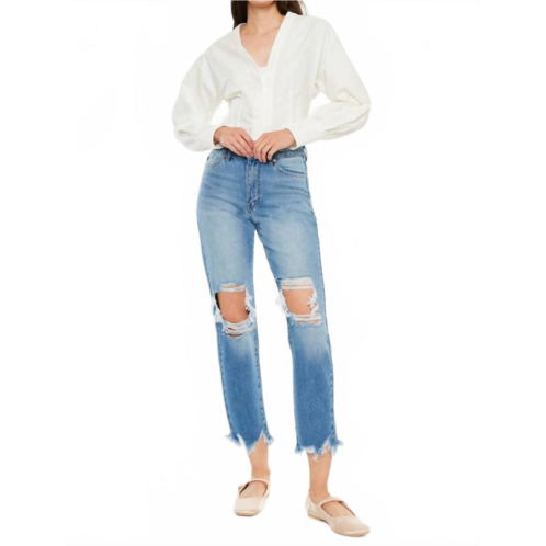 KanCan regina high rise mom jeans in medium wash