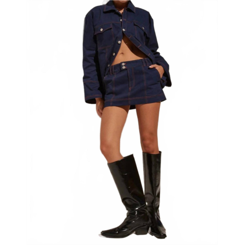 Seven Wonders veronica mini skirt in navy