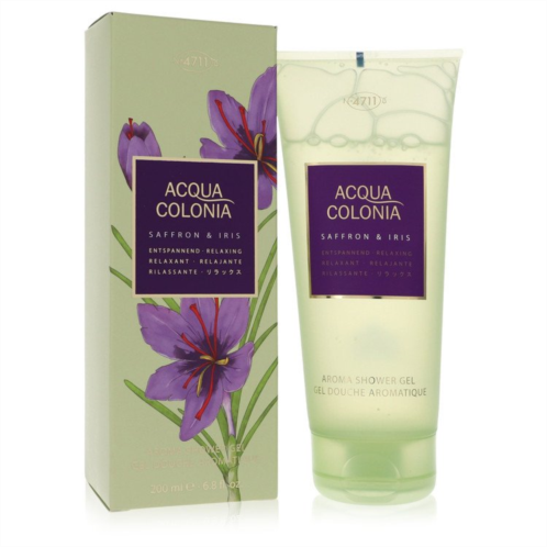 4711 acqua colonia saffron & iris by shower gel 6.8 oz for women