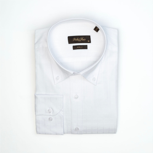VELLAPAIS dupont slim fit cotton shirt