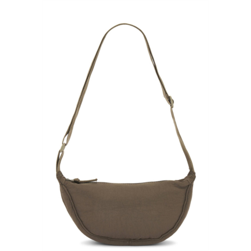 Hat Attack womens nylon crossbody bag in olive