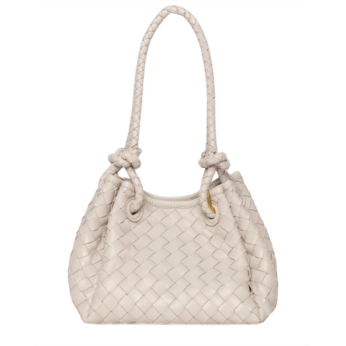 walter baker kinsley woven leather top handle