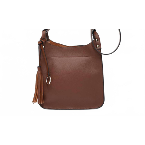 Jen & Co. womens lucinda crossbody bag in brown