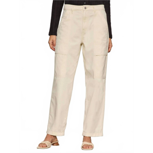 Sanctuary high rise straight pants in off white