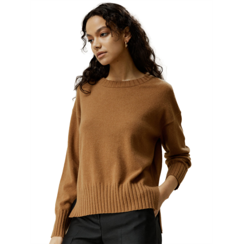 LILYSILK womens crew neck cashmere sweater