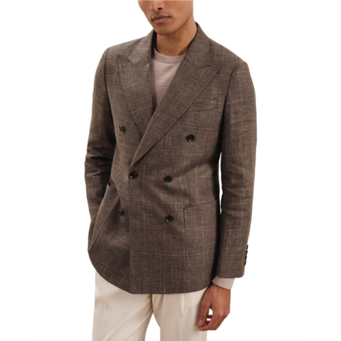 Reiss ramsay peak check linen jacket