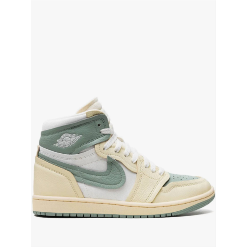 Jordan womens air 1 sneaker in legend sand/jade smoke-sail