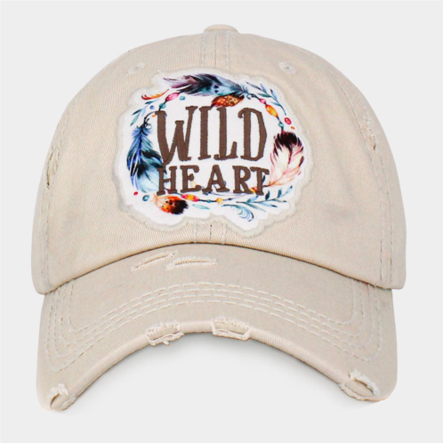 FASHNZFAB wild heart vintage baseball cap