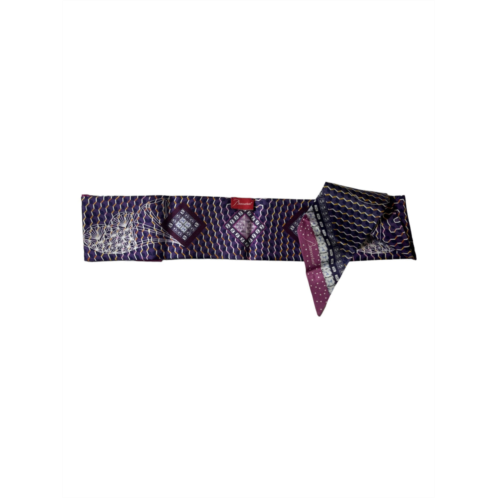 Baccarat 2810800 ladies louxor twill silk purple band scarf