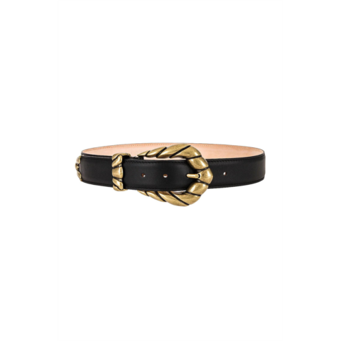 IRO womens embelly leather belt in black