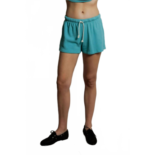 Perfectwhitetee layla sweatshorts in teal blue