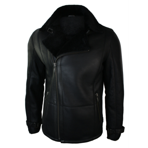 TruClothing winter sheepskin mid length jacket