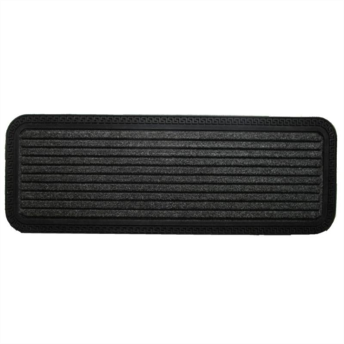 Imports Decor gray non-slip stair tread mats indoor outdoor polypropylene step mats with rubber backing anti-skid stair covers for safety